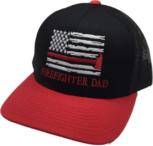 Trenz Shirt Company Firefighter Axe Flag Trucker Hat
