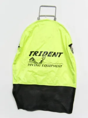 Trident Large One Hand Release Spring Lock Game Bag with Mesh Bottom and D-Ring (Green)