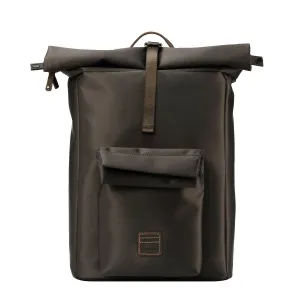 Troop London Heritage Nylon Roll Top Laptop Backpack