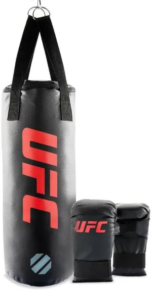 UFC Youth Heavy Bag & MMA Gloves Kit, Black