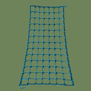 Upgraded Kids' Polyester Climbing Net, 8 Sizes, Heavy-Duty & Exquisite, Ideal for Indoor/Outdoor Playscapes - Treehouse, Gym, Balcony - Enhanced Safety (Sky Blue, 4ft x 8ft)