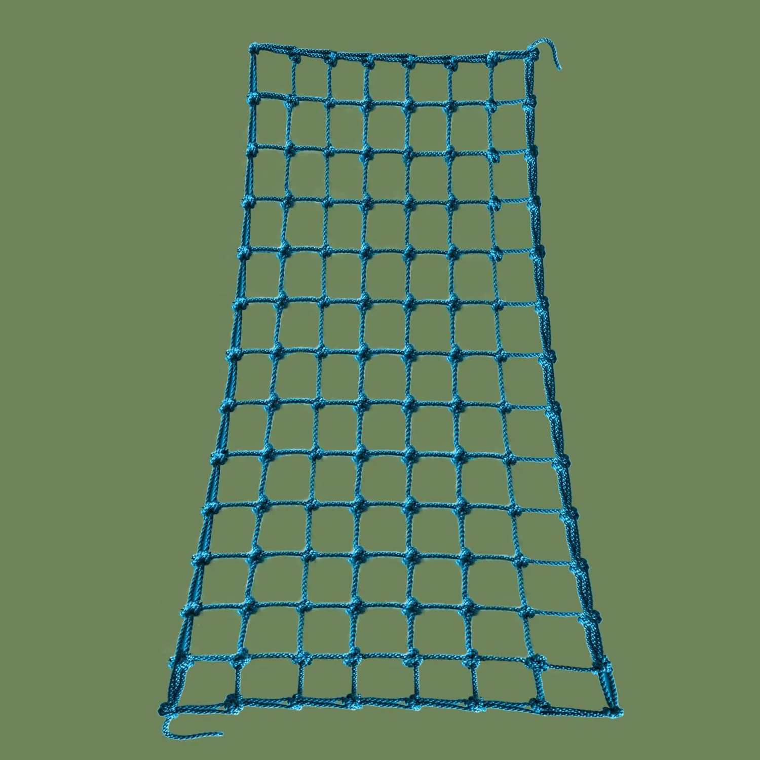 Upgraded Kids' Polyester Climbing Net, 8 Sizes, Heavy-Duty & Exquisite, Ideal for Indoor/Outdoor Playscapes - Treehouse, Gym, Balcony - Enhanced Safety (Sky Blue, 4ft x 8ft)