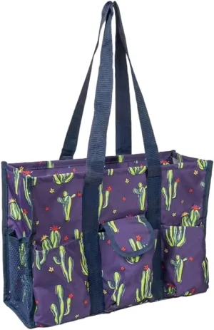 Utility Tote Bag with Zipper Top - Large Multipurpose Tote Organizer Bag