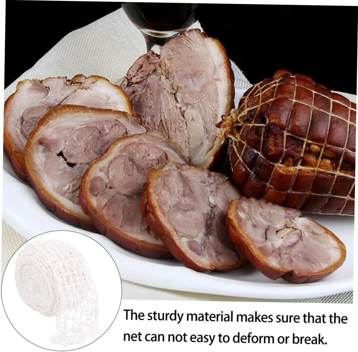 VANZACK 2 Rolls Sauce Elbow Net Set Spiced Pork Shoulder Net Bag Multifunctional Net Bag Braised Pork Shoulder