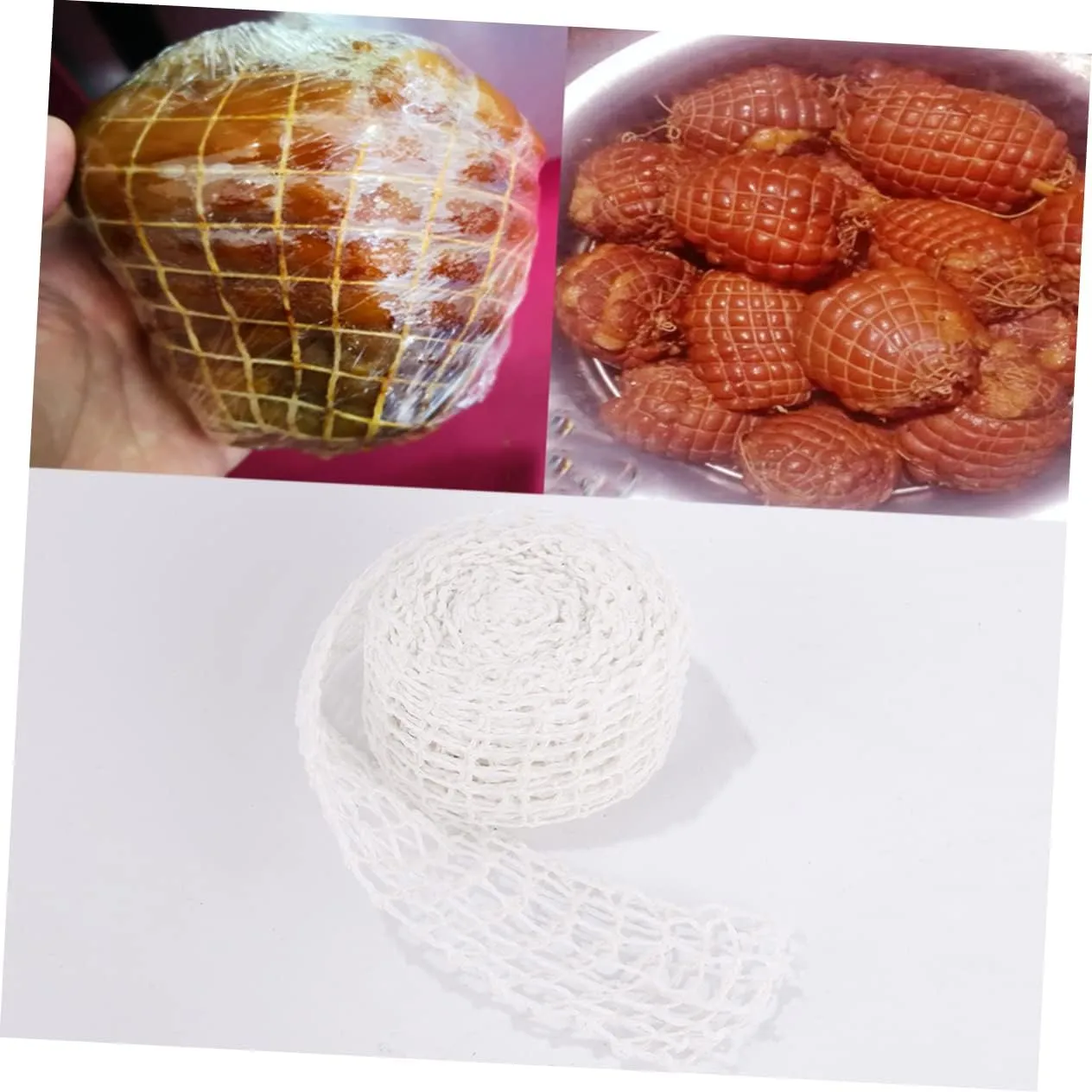 VANZACK 2 Rolls Sauce Elbow Net Set Spiced Pork Shoulder Net Bag Multifunctional Net Bag Braised Pork Shoulder
