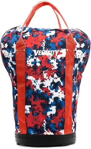 Velocity Heavy Duty Multipurpose Ball Bag with Durable Bottom - Holds up to 60-72 Balls - Ideal for Lacrosse, Baseball, Pickleball, Tennis & More
