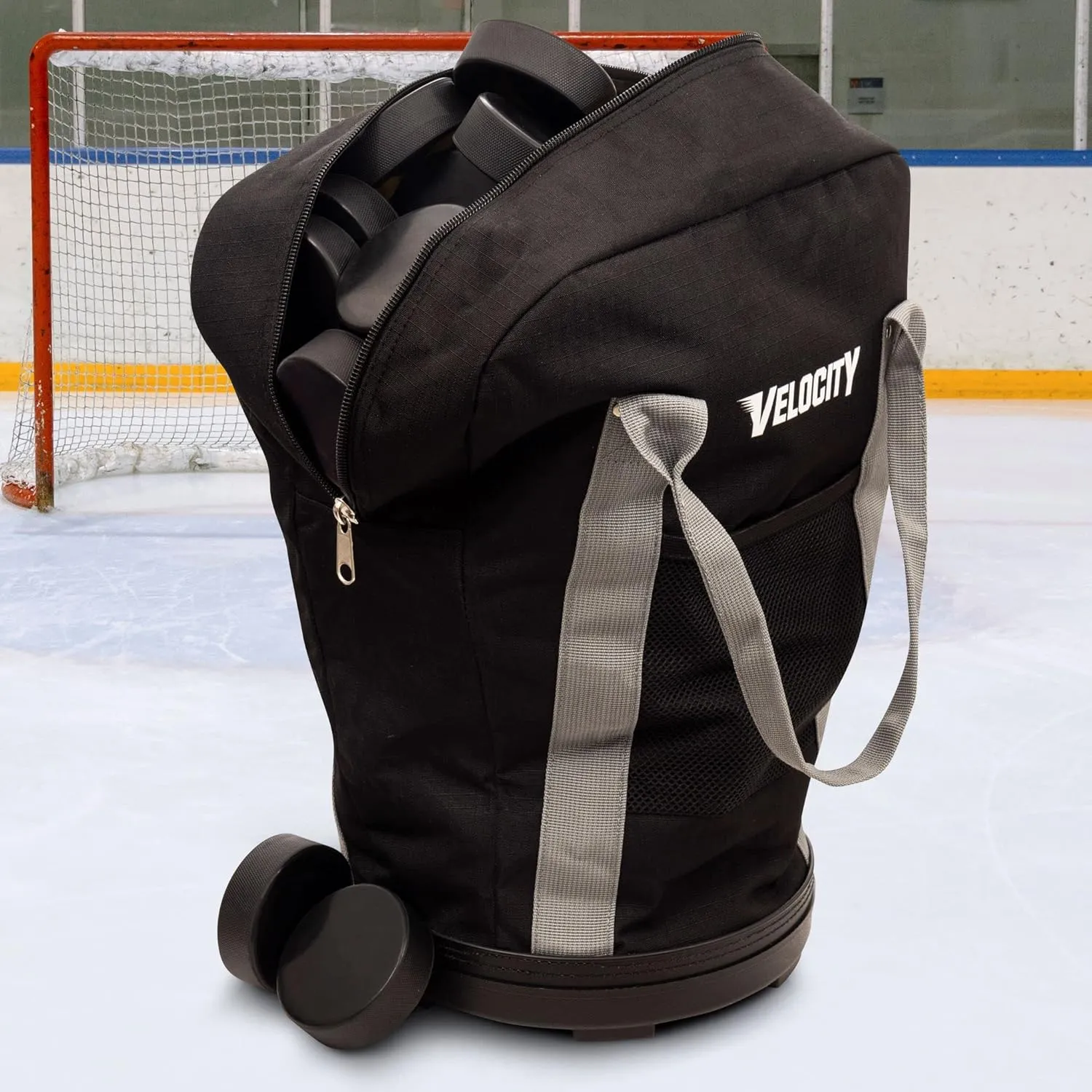 Velocity Heavy Duty Multipurpose Ball Bag with Durable Bottom - Holds up to 60-72 Balls - Ideal for Lacrosse, Baseball, Pickleball, Tennis & More