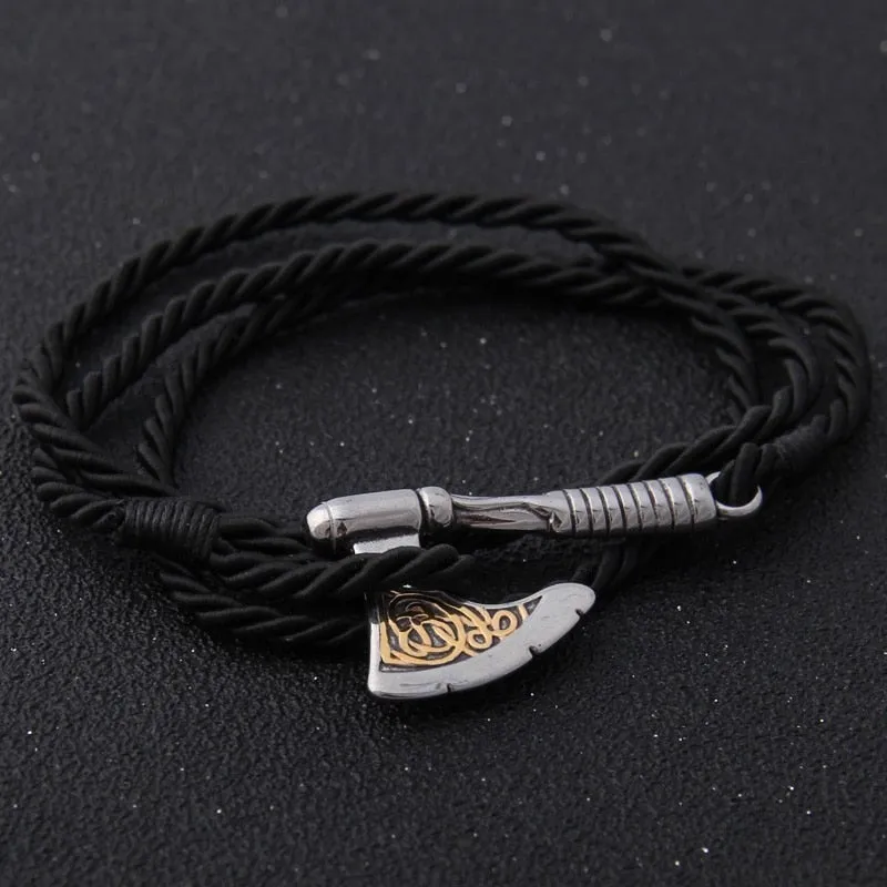 VIKING BRACELET - GOLDEN NORDIC AXE
