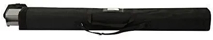 Vispronet Padded Carrying Bag for Roll Up Banner Stand – Padded Case with Handles & Adjustable Shoulder Strap – Made to Fit 39in Retractable Banners – Polyester Fabric – Black Banner Bag for Tradeshow