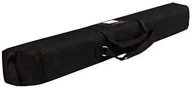 Vispronet Padded Carrying Bag for Roll Up Banner Stand – Padded Case with Handles & Adjustable Shoulder Strap – Made to Fit 39in Retractable Banners – Polyester Fabric – Black Banner Bag for Tradeshow