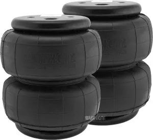 Vixen Air 1/2" NPT Single Air Port Suspension Air Spring/Air Bag Dual Pack VXD2600DP
