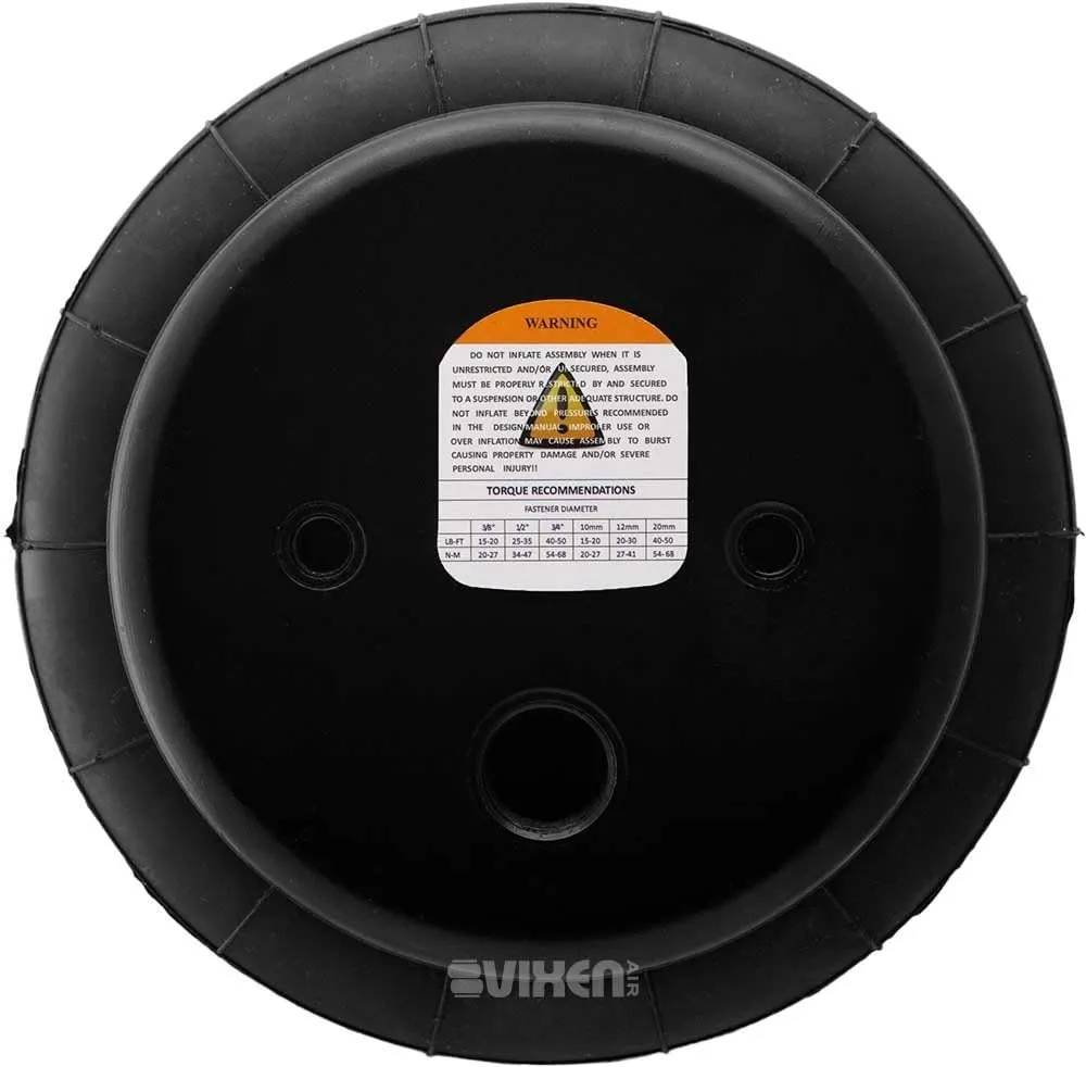 Vixen Air 1/2" NPT Single Air Port Suspension Air Spring/Air Bag Dual Pack VXD2600DP