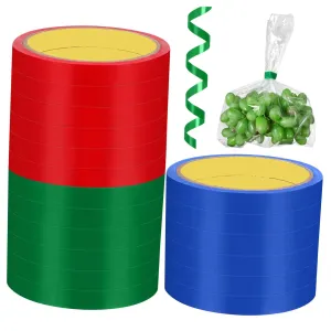 Wakauto 18 Pcs 12mm Bag Sealing Tape Freezer Ice Food Colorful Sealing Tape Bag Sealer Machine Tape Roll for Home Shop