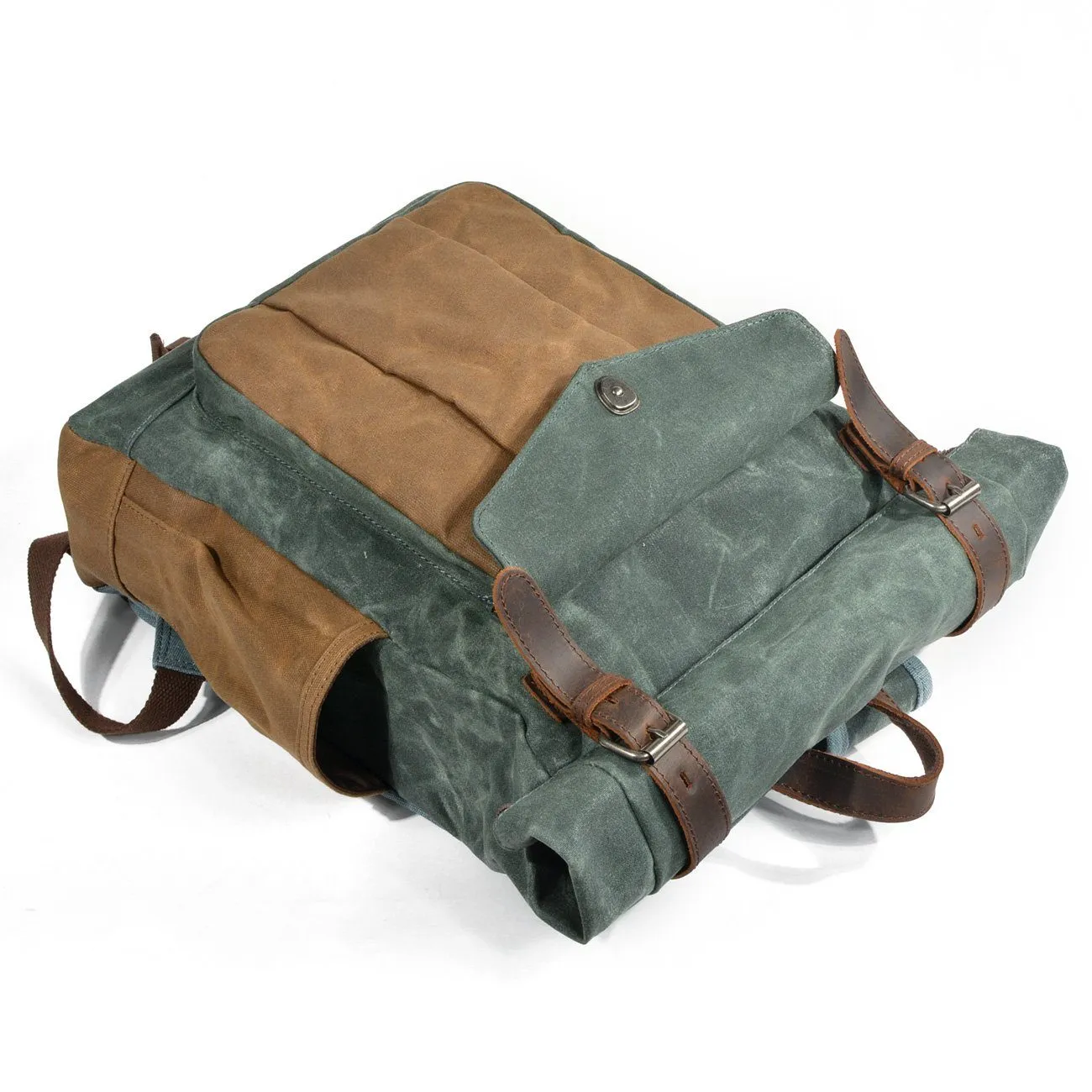 Waxed Canvas Rolltop Backpack | Jace