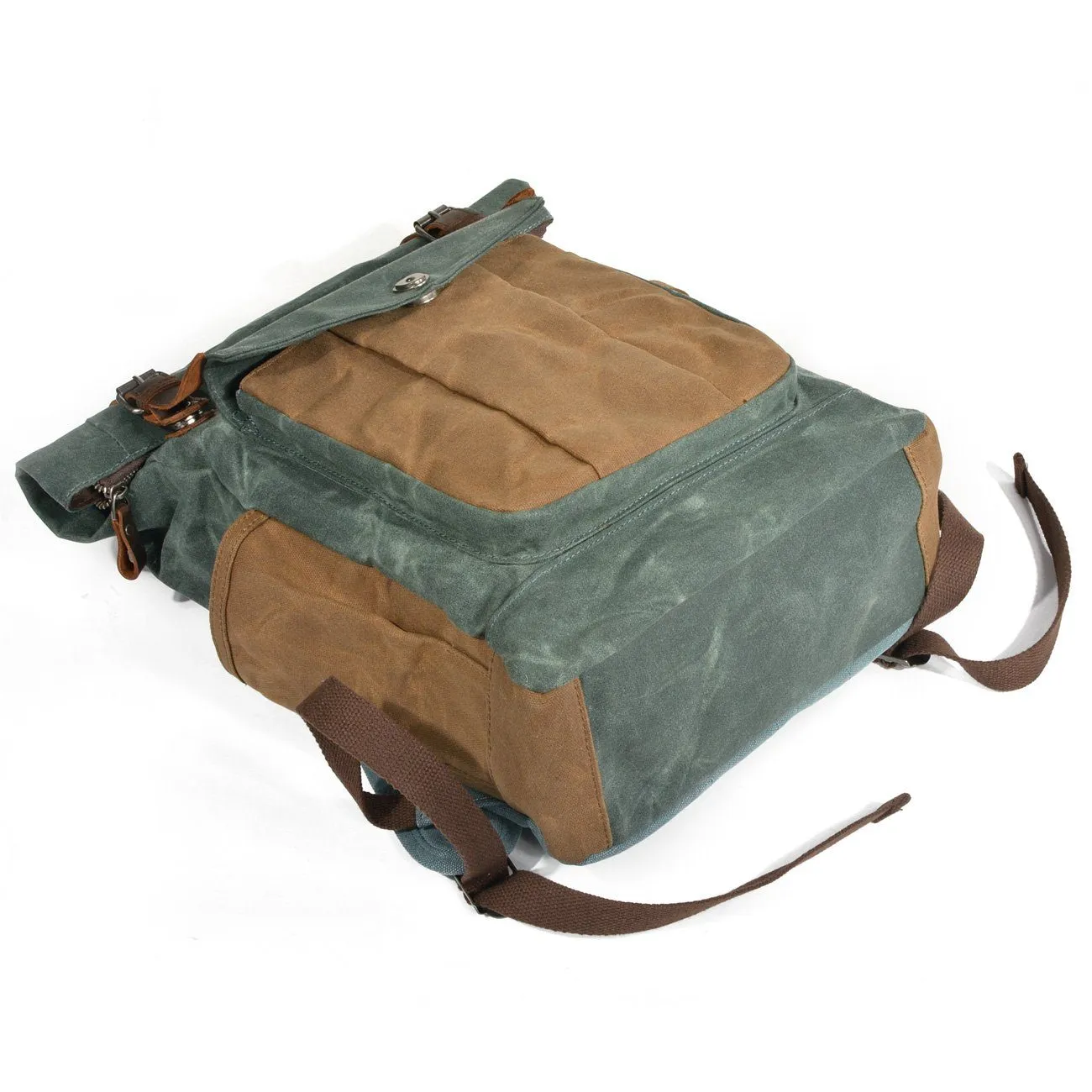 Waxed Canvas Rolltop Backpack | Jace