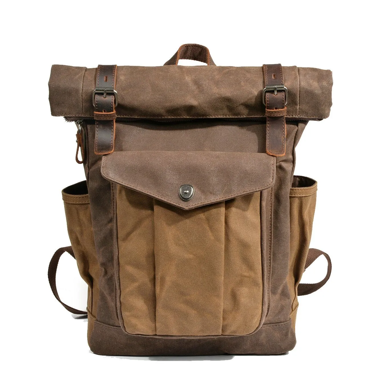 Waxed Canvas Rolltop Backpack | Jace