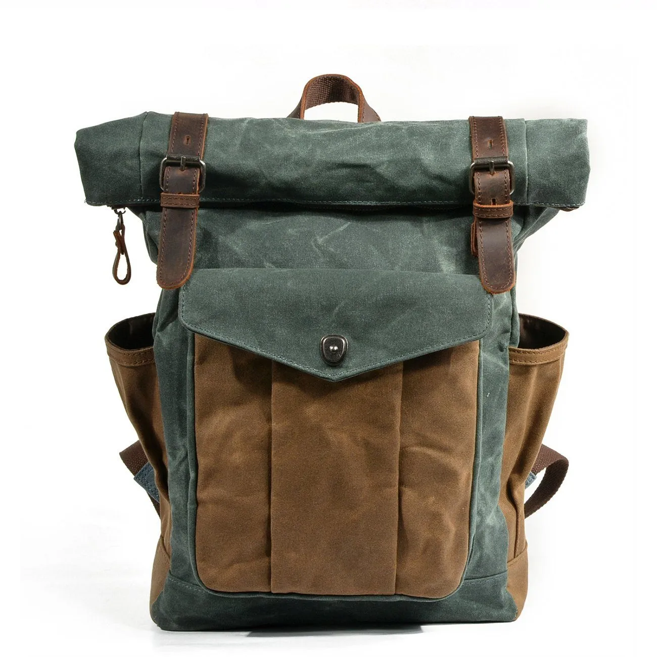 Waxed Canvas Rolltop Backpack | Jace