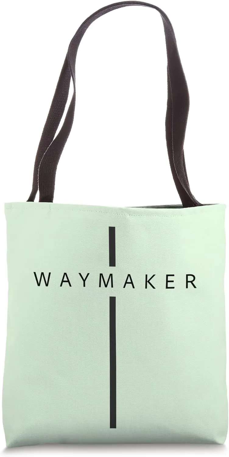 Waymaker Holy Cross Christian Retreat Minimalistic Tote Bag