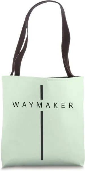 Waymaker Holy Cross Christian Retreat Minimalistic Tote Bag