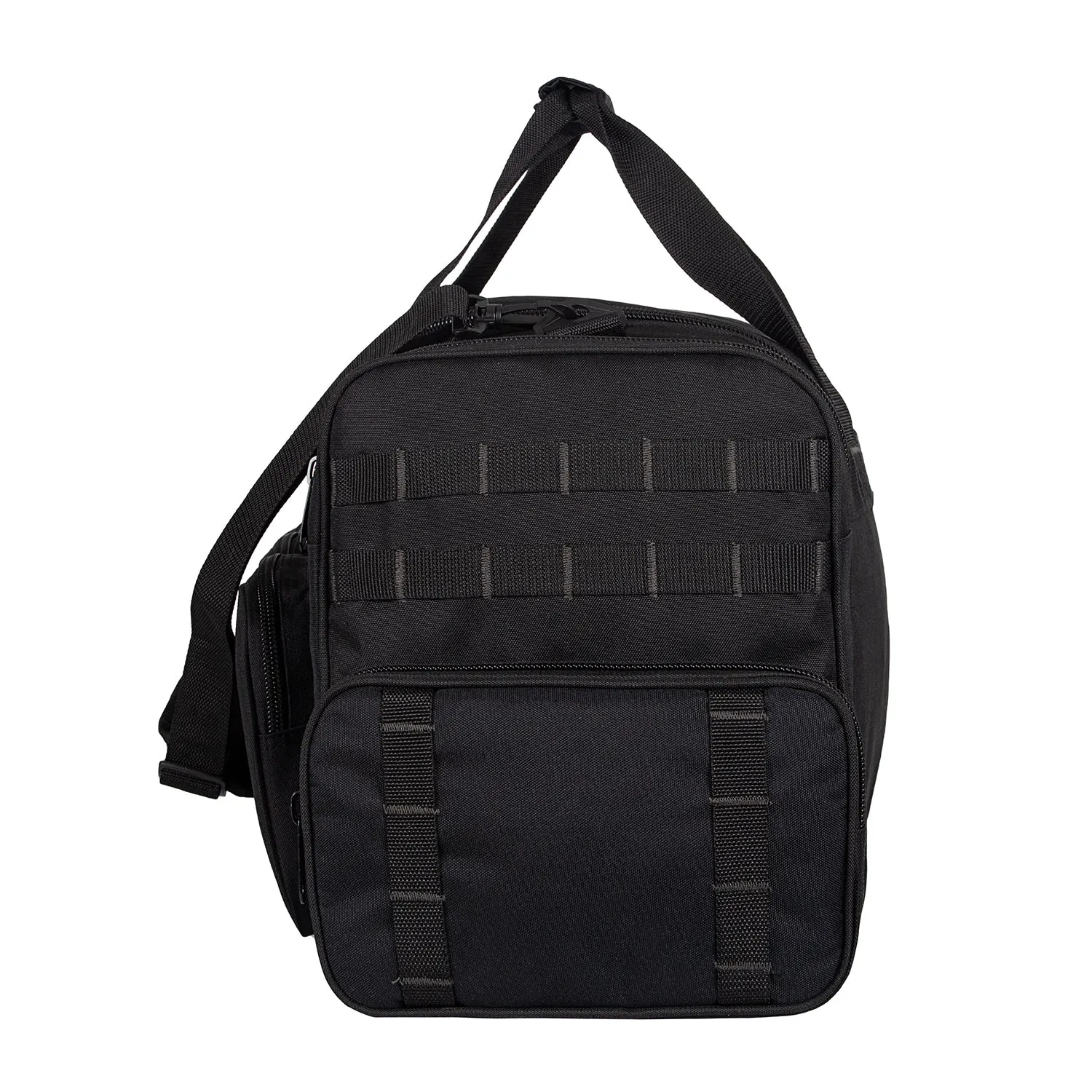 Wholesale Case Lot Tactical Range Duffel Heavy Duty Military Molle Gear Travel Sports Gym Bag Lockable Zippers with US Flag Patch  |||    10/6 PACKS | $35.99/49.99 PER PACK