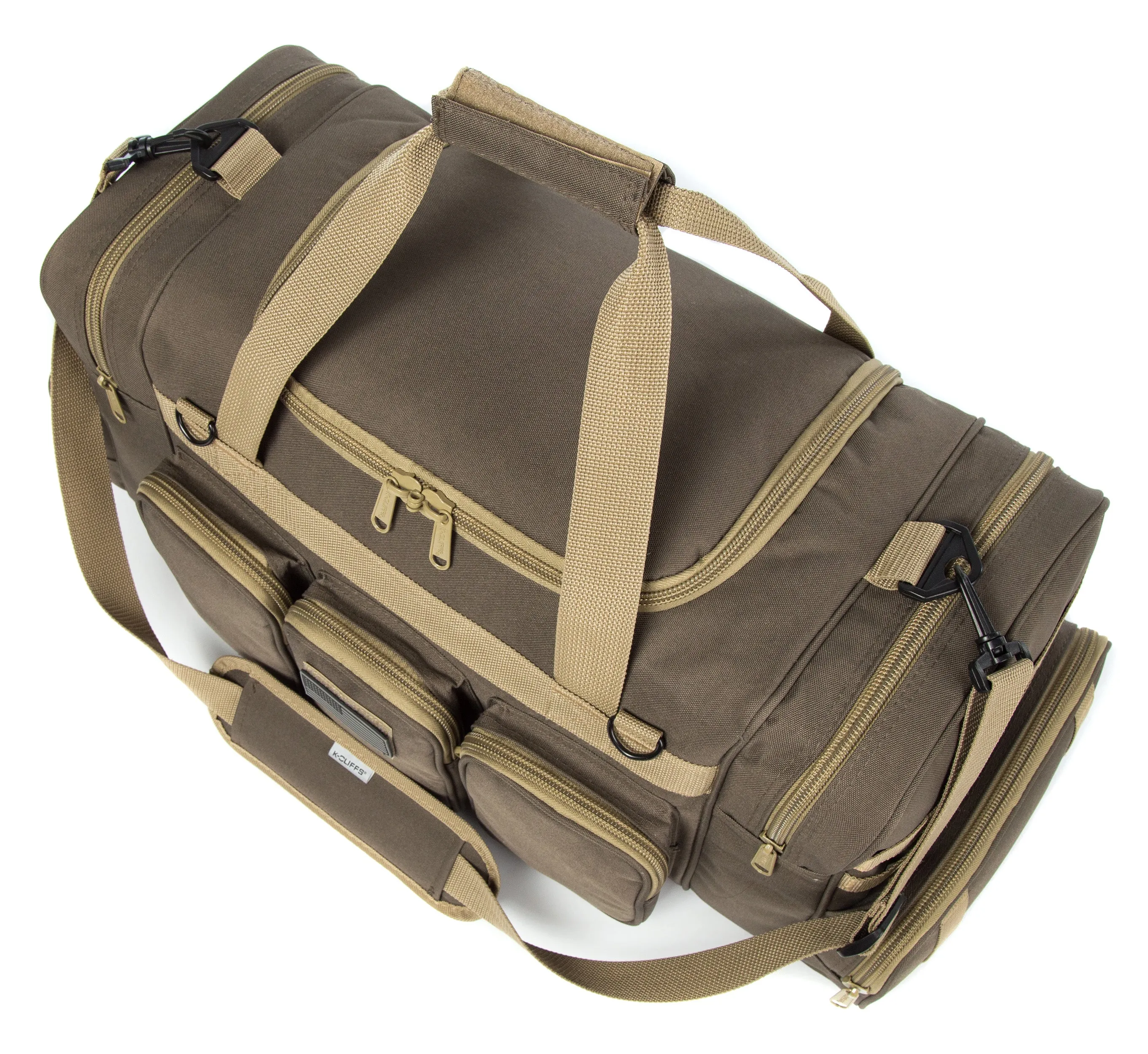 Wholesale Case Lot Tactical Range Duffel Heavy Duty Military Molle Gear Travel Sports Gym Bag Lockable Zippers with US Flag Patch  |||    10/6 PACKS | $35.99/49.99 PER PACK
