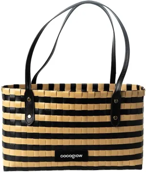Women's woven bag，PP eco-friendly bag,Trendy Travel Bag，Top-Handle，Women's Hobo Handbags