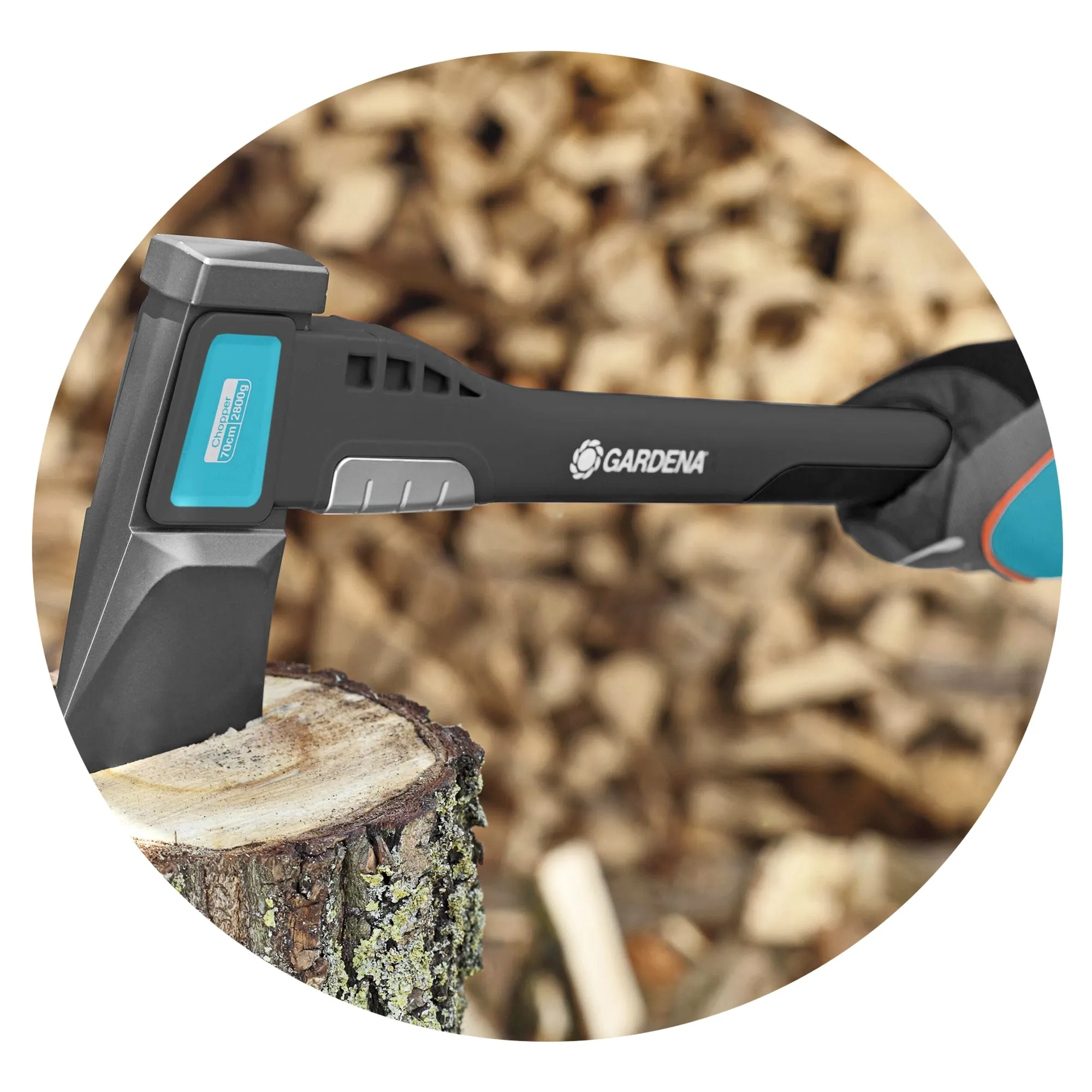 Wood splitting axe Gardena 2800S