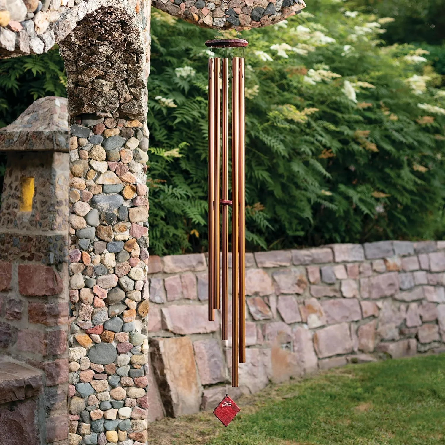 Woodstock Wind Chimes of Venus Wind Chimes for Outside, 58" Bronze Large Deep Tone Wind Chime Décor for Outdoor Garden, Patio, Porch, Encore Collection