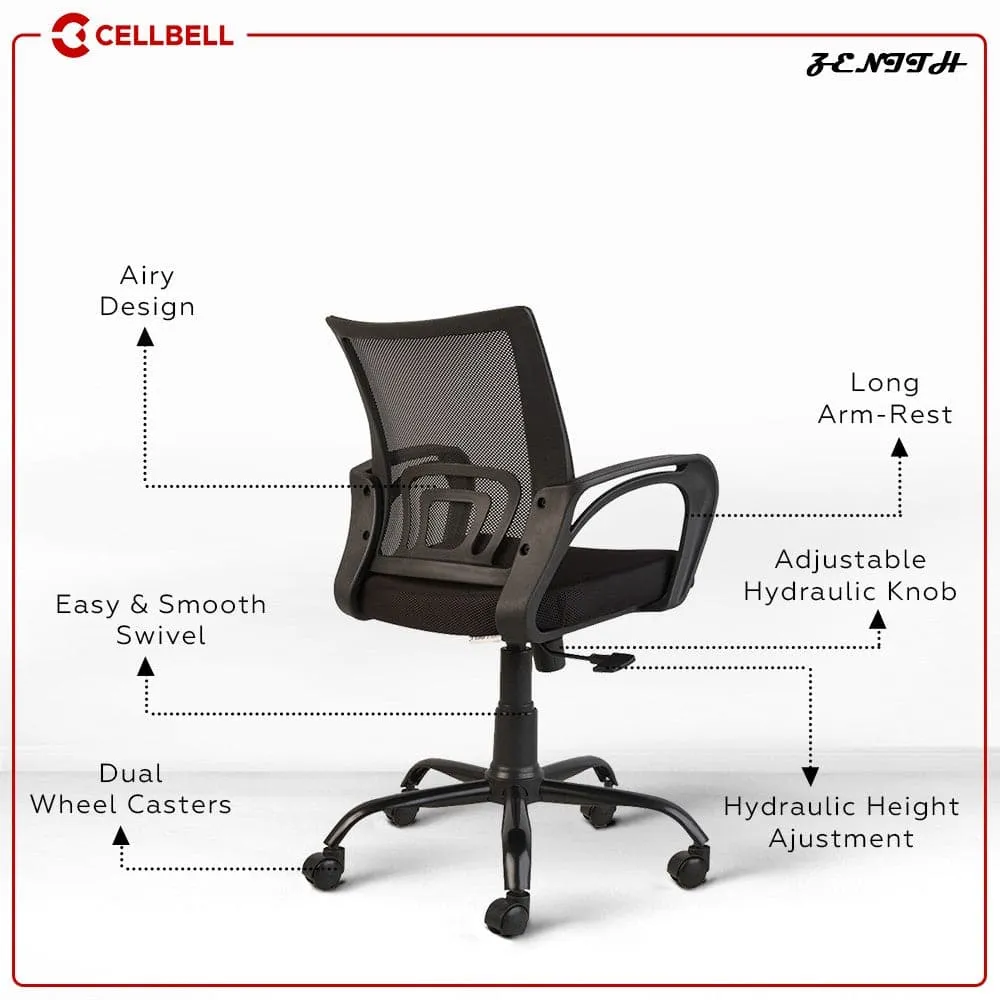 Zenith C107 Mesh Mid Back Office Chair