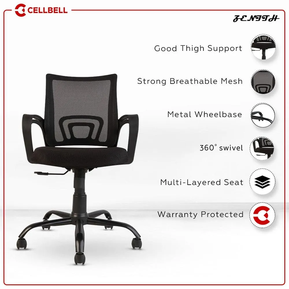 Zenith C107 Mesh Mid Back Office Chair