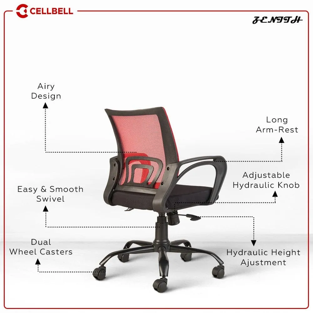 Zenith C107 Mesh Mid Back Office Chair