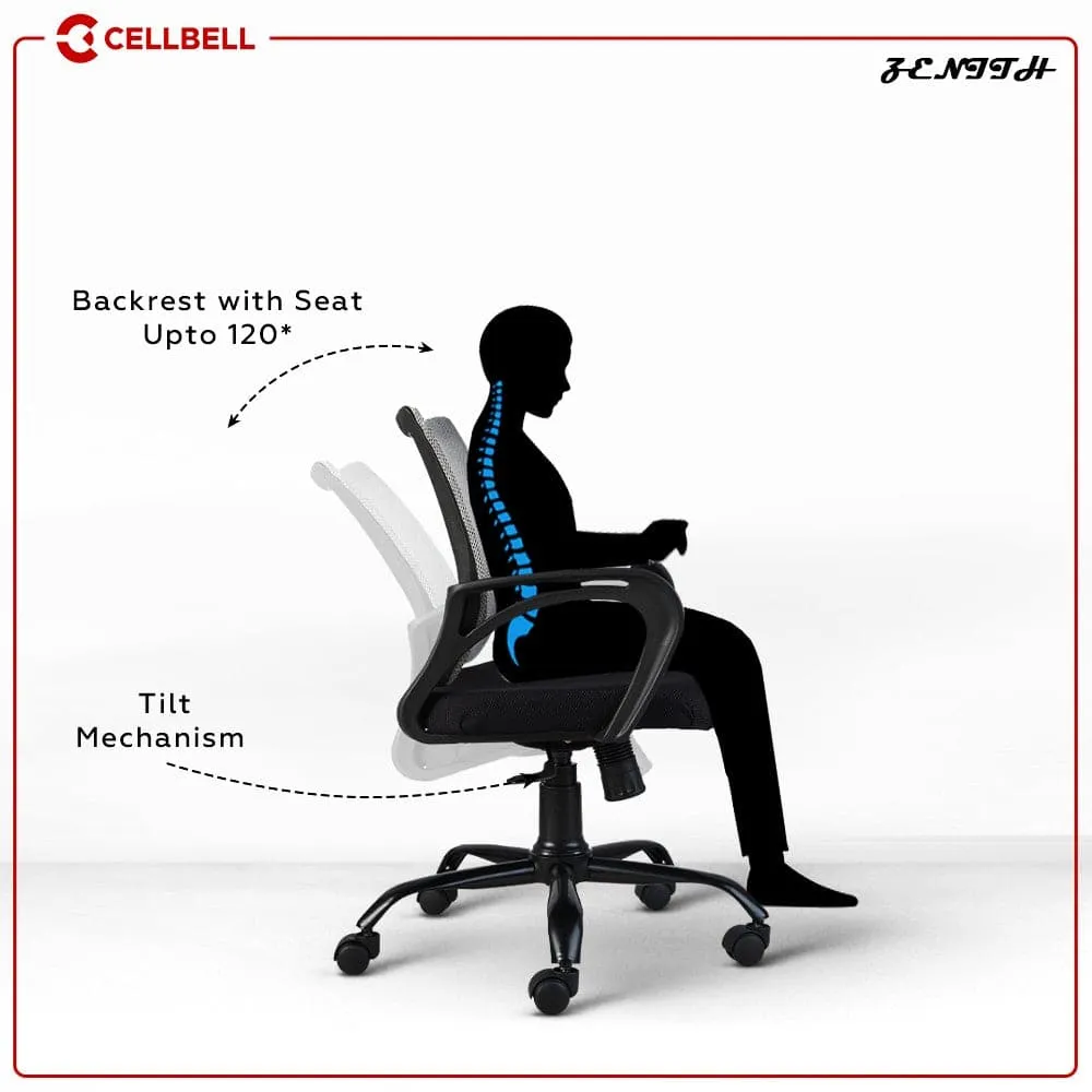 Zenith C107 Mesh Mid Back Office Chair