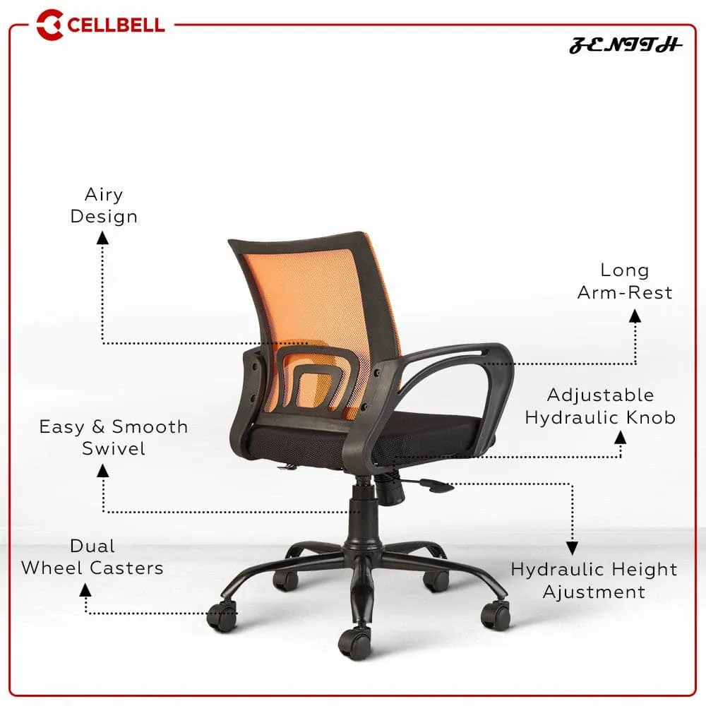 Zenith C107 Mesh Mid Back Office Chair