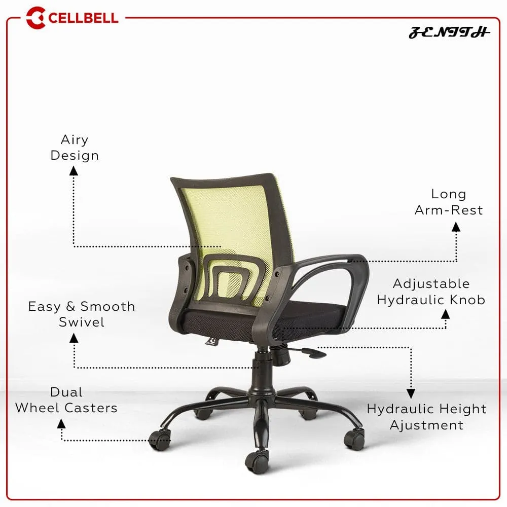 Zenith C107 Mesh Mid Back Office Chair
