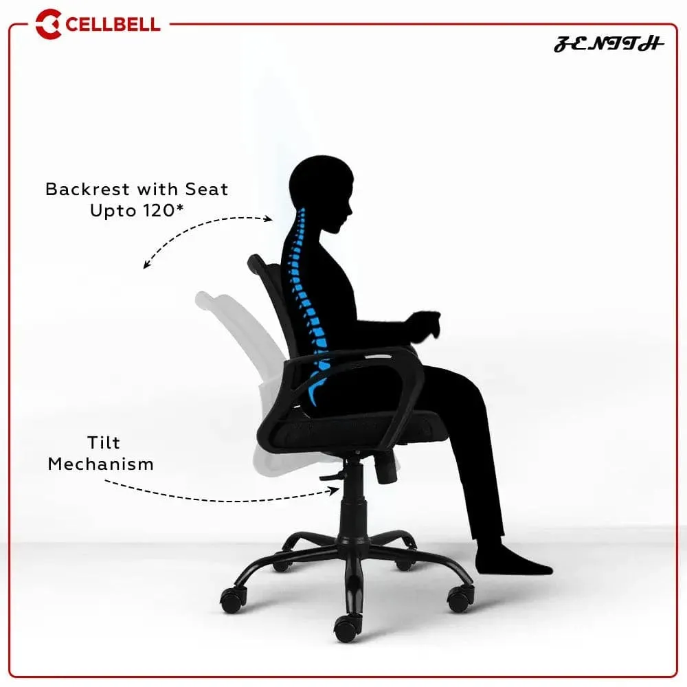 Zenith C107 Mesh Mid Back Office Chair