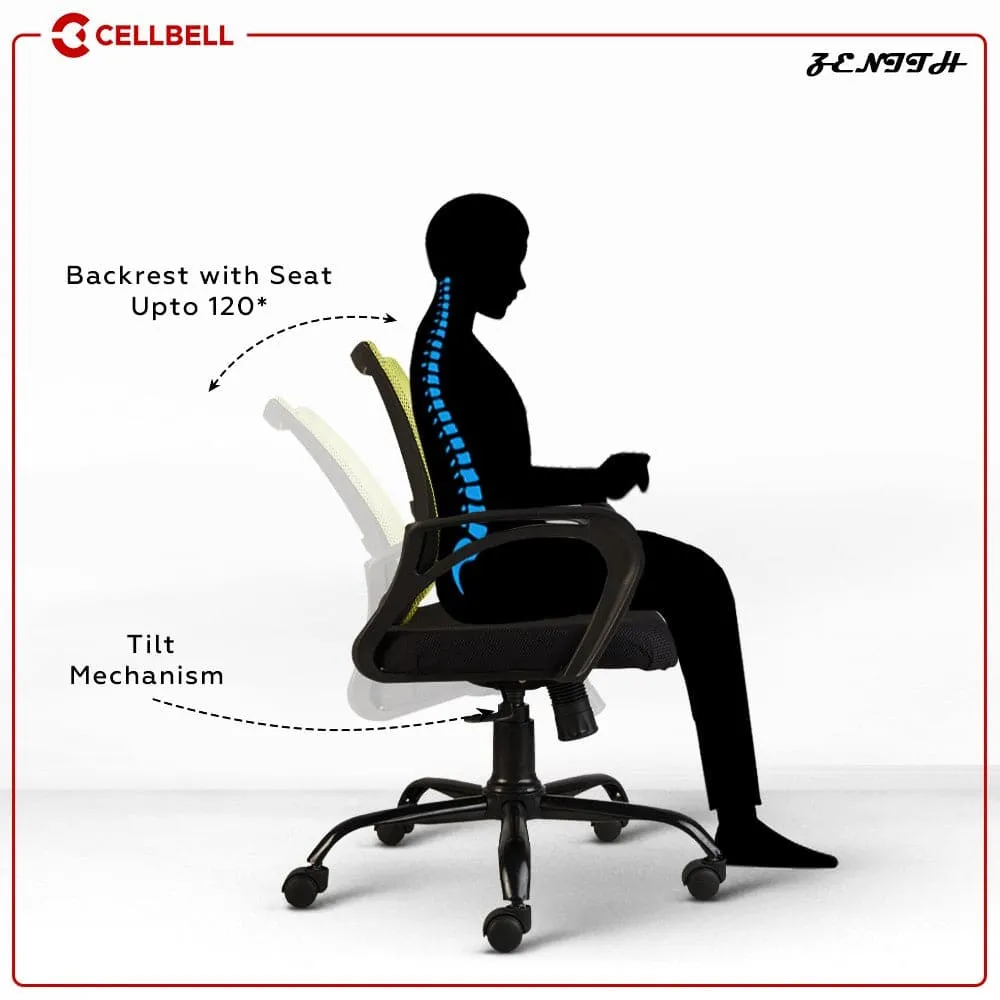 Zenith C107 Mesh Mid Back Office Chair