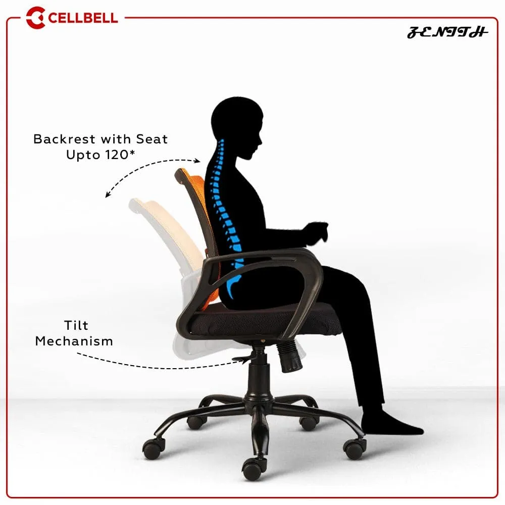 Zenith C107 Mesh Mid Back Office Chair
