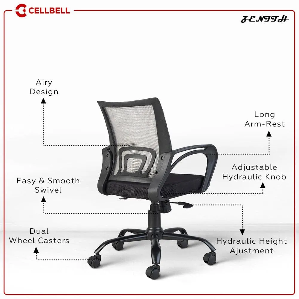 Zenith C107 Mesh Mid Back Office Chair
