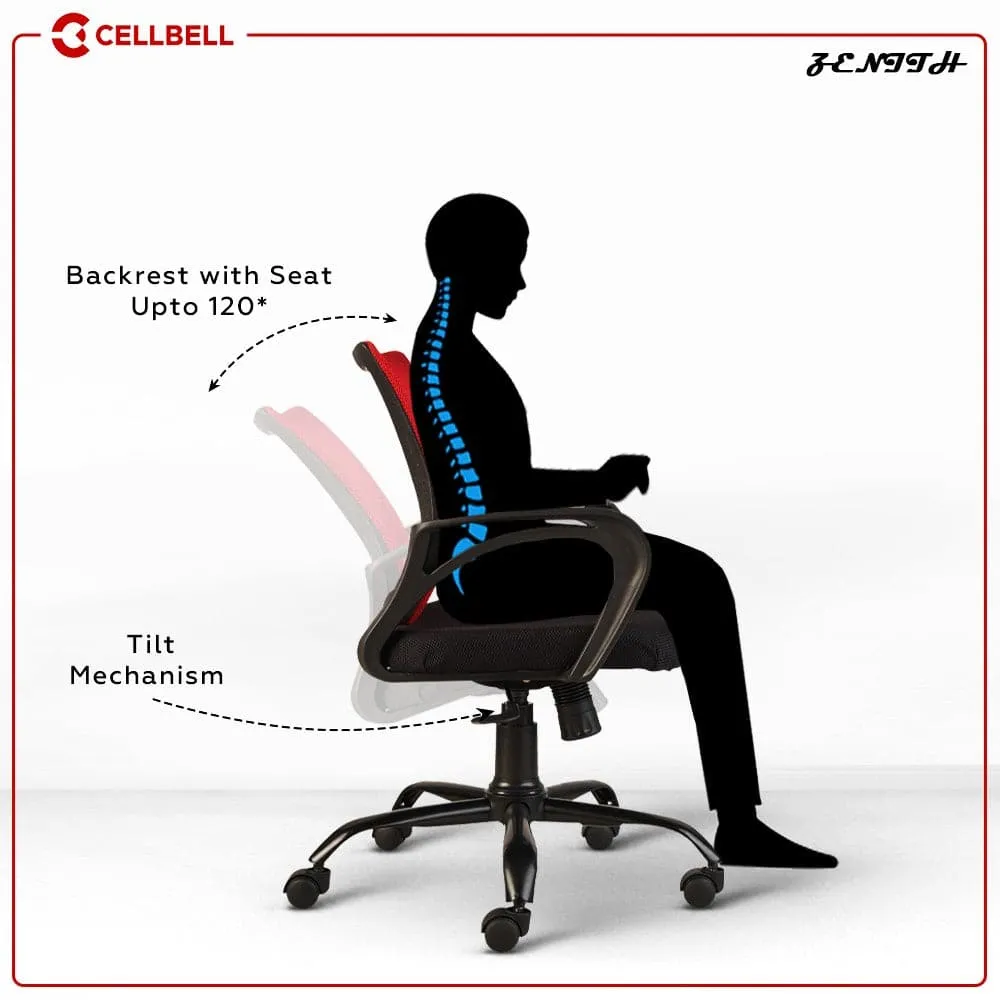 Zenith C107 Mesh Mid Back Office Chair