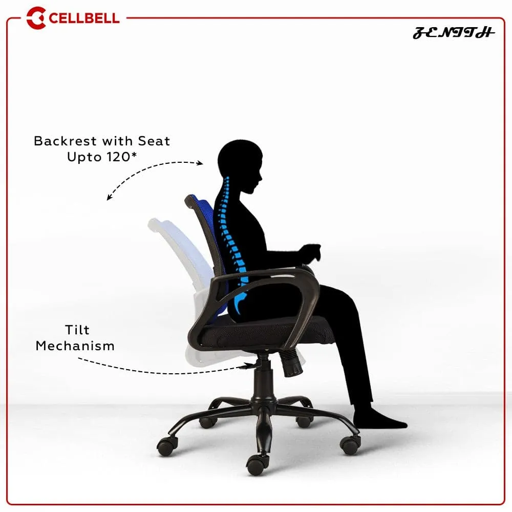 Zenith C107 Mesh Mid Back Office Chair
